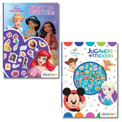 Jugando + Stickers DISNEY