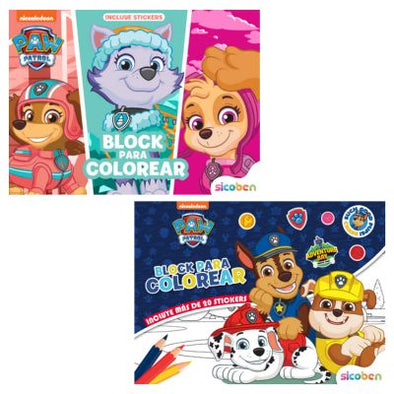 MI BLOCK DE COLOREAR | Paw Patrol