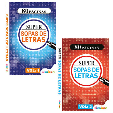 SUPER SOPAS DE LETRAS 80 Paginas