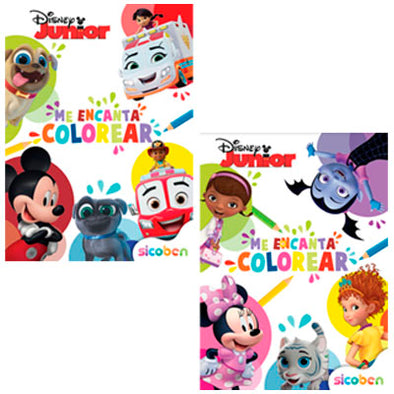 ME ENCANTA COLOREAR DISNEY JUNIOR
