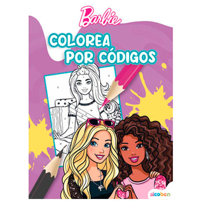 COLOREA POR CODIGOD BARBIE