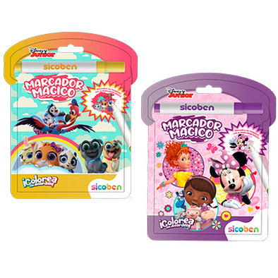 LIBRO DE COLOREAR CON MARCADOR MAGICO | DISNEY