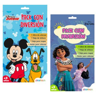 Disney Pack con Diversión Poster/Scratch (Encanto y Mickey)