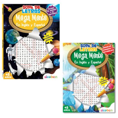 MEGAMENTE
SOPAS DE LETRAS
Ingles / Espa;ol