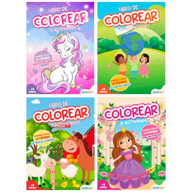 LIBRO DE ACTIVIDADES Y COLOREAR SICOBEN