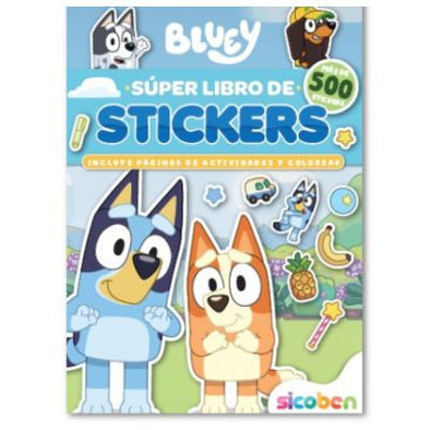 SUPER BLOCK DE STICKERS/BLUEY
