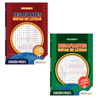 DESAFIANTES SOPAS DE LETRAS/PAISES