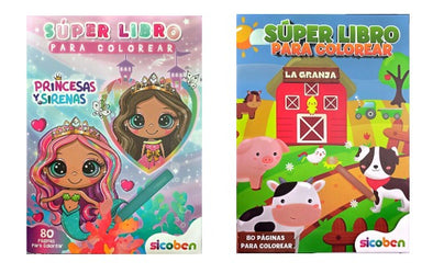 SUPER LIBRO DE COLOREAR | Sicoben