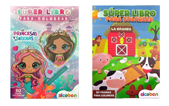 SUPER LIBRO DE COLOREAR | Sicoben