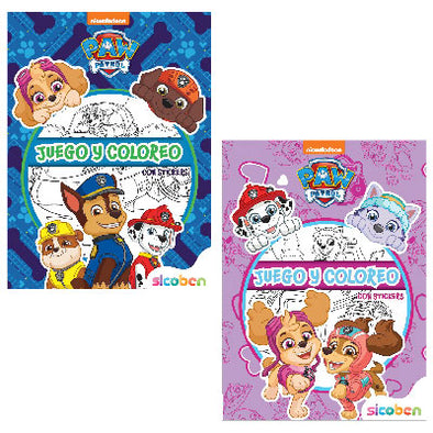 JUGANDO Y COLOREO / PAW PATROL
