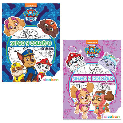 JUGANDO Y COLOREO / PAW PATROL