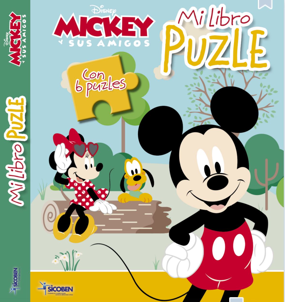 Libro Rompecabezas - Mickey en la Selva - Mi Libro Puzzle – SICOBEN